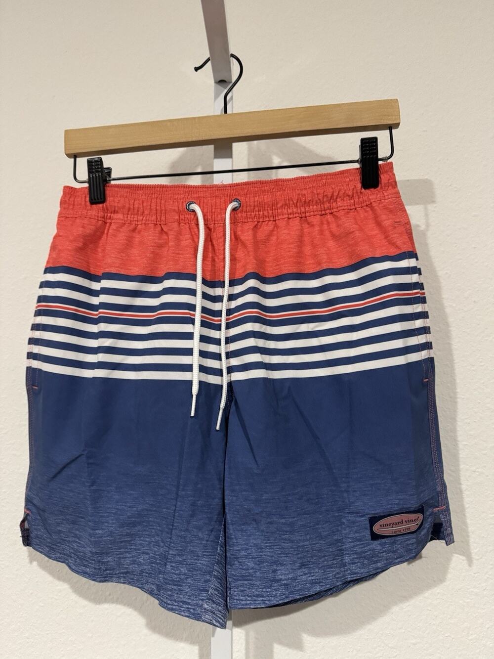 Vineyard Vines Swim Trunks Striped Men's Size XS Lined Swimsuit